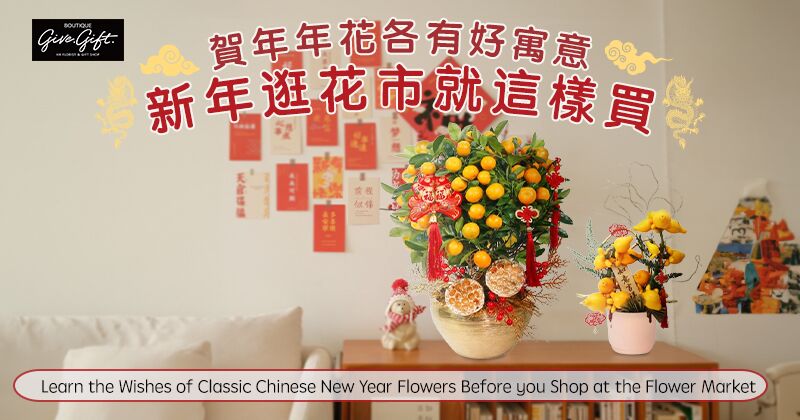 Learn the Wishes of Classic Chinese New Year Flowers Before you Shop at the Flower Market 